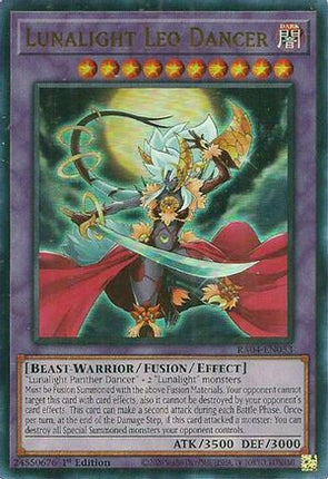 Lunalight Leo Dancer  [RA04-EN053] Ultra Rare 1st Edition