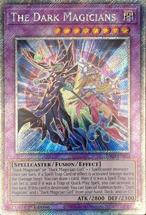 The Dark Magicians  [RA04-EN054] Platinum Secret Rare 1st Edition