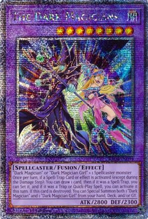 The Dark Magicians  [RA04-EN054] Quarter Century Secret Rare 1st Edition