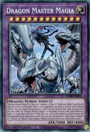 Dragon Master Magia  [RA04-EN055] Collector's Rare 1st Edition