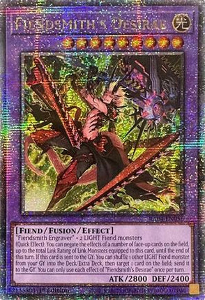 Fiendsmith's Desirae  [RA04-EN056] Quarter Century Secret Rare 1st Edition