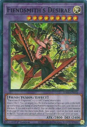 Fiendsmith's Desirae [RA04-EN056] Super Rare 1st Edition