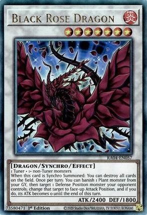 Black Rose Dragon  [RA04-EN057] Ultimate Rare 1st Edition