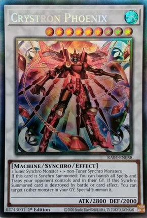 Crystron Phoenix  [RA04-EN058] Collector's Rare 1st Edition