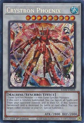 Crystron Phoenix  [RA04-EN058] Secret Rare 1st Edition