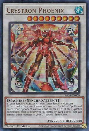 Crystron Phoenix  [RA04-EN058] Ultra Rare 1st Edition