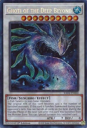 Ghoti of the Deep Beyond  [RA04-EN060] Secret Rare 1st Edition