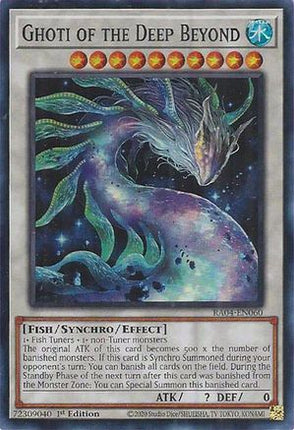 Ghoti of the Deep Beyond [RA04-EN060] Super Rare 1st Edition