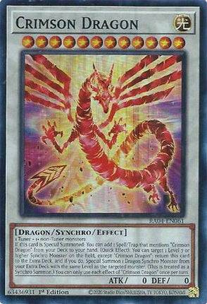 Crimson Dragon  [RA04-EN061] Super Rare 1st Edition
