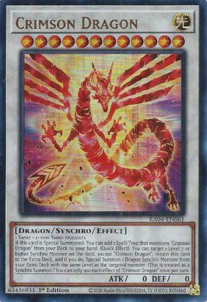 Crimson Dragon  [RA04-EN061] Ultra Rare 1st Edition