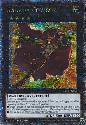 Gagaga Cowboy  [RA04-EN064] Quarter Century Secret Rare 1st Edition