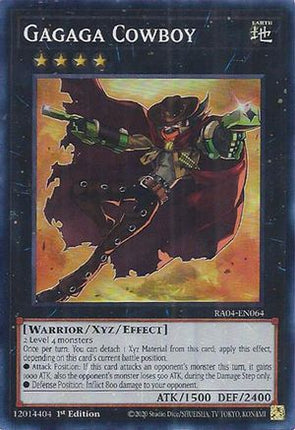 Gagaga Cowboy [RA04-EN064] Super Rare 1st Edition