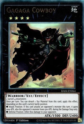 Gagaga Cowboy  [RA04-EN064] Ultimate Rare 1st Edition