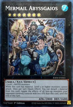 Mermail Abyssgaios  [RA04-EN065] Collector's Rare 1st Edition