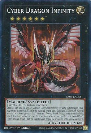 Cyber Dragon Infinity [RA04-EN068] Super Rare 1st Edition