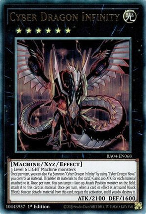 Cyber Dragon Infinity  [RA04-EN068] Ultimate Rare 1st Edition