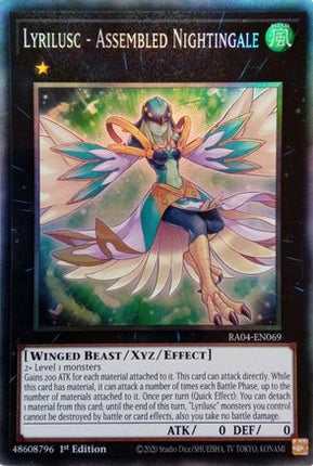 Lyrilusc - Assembled Nightingale  [RA04-EN069] Collector's Rare 1st Edition
