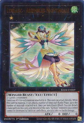 Lyrilusc - Assembled Nightingale  [RA04-EN069] Ultra Rare 1st Edition