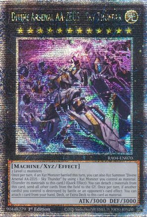 Divine Arsenal AA-ZEUS - Sky Thunder  [RA04-EN070] Quarter Century Secret Rare 1st Edition