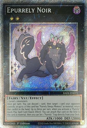 Epurrely Noir  [RA04-EN071] Platinum Secret Rare 1st Edition