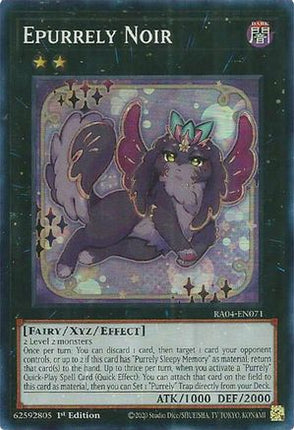 Epurrely Noir [RA04-EN071] Super Rare 1st Edition