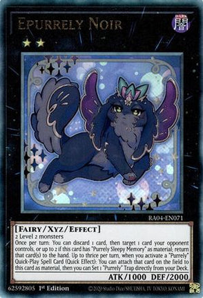 Epurrely Noir  [RA04-EN071] Prismatic Ultimate Rare 1st Edition
