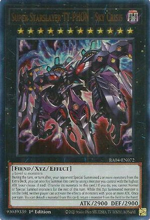 Super Starslayer TY-PHON - Sky Crisis (UR) (Ultra Rare) [RA04-EN072] 1st Edition