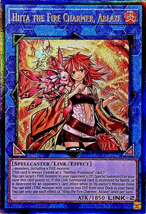 Hiita the Fire Charmer, Ablaze  [RA04-EN074] Ultimate Rare 1st Edition