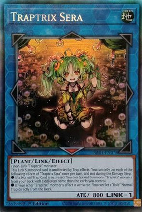 Traptrix Sera  [RA04-EN075] Collector's Rare 1st Edition