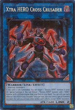 Xtra HERO Cross Crusader  [RA04-EN076] Secret Rare 1st Edition