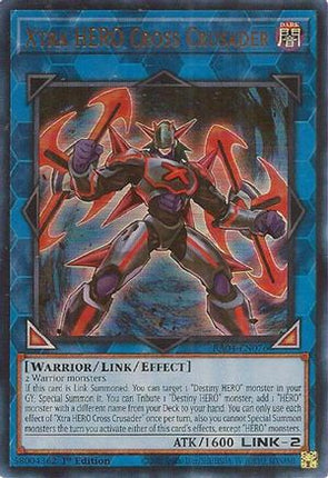 Xtra HERO Cross Crusader  [RA04-EN076] Ultra Rare 1st Edition