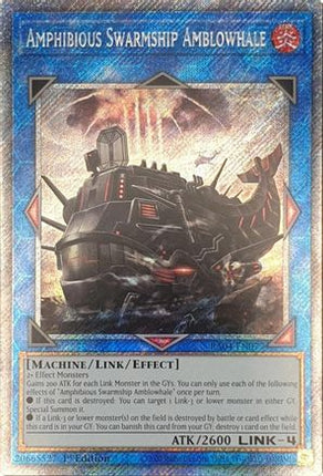 Amphibious Swarmship Amblowhale  [RA04-EN077] Platinum Secret Rare 1st Edition