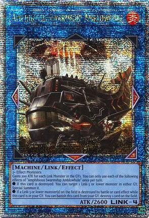 Amphibious Swarmship Amblowhale  [RA04-EN077] Quarter Century Secret Rare 1st Edition