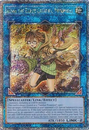 Aussa the Earth Charmer, Immovable  [RA04-EN078] Quarter Century Secret Rare 1st Edition