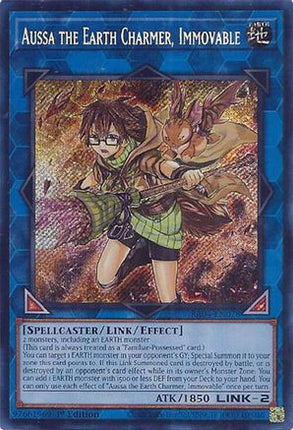 Aussa the Earth Charmer, Immovable  [RA04-EN078] Secret Rare 1st Edition