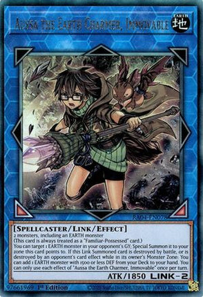 Aussa the Earth Charmer, Immovable  [RA04-EN078] Ultimate Rare 1st Edition