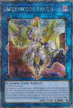 Accesscode Talker  [RA04-EN079] Quarter Century Secret Rare 1st Edition