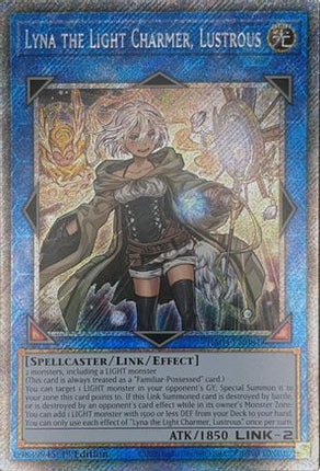 Lyna the Light Charmer, Lustrous  [RA04-EN081] Platinum Secret Rare 1st Edition