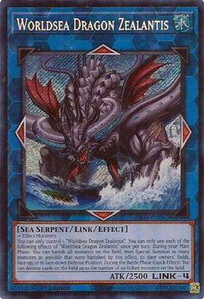 Worldsea Dragon Zealantis  [RA04-EN082] Secret Rare 1st Edition