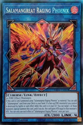 Salamangreat Raging Phoenix  [RA04-EN083] Collector's Rare 1st Edition