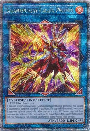 Salamangreat Raging Phoenix  [RA04-EN083] Quarter Century Secret Rare 1st Edition