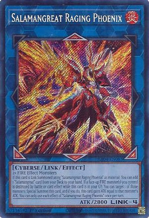 Salamangreat Raging Phoenix  [RA04-EN083] Secret Rare 1st Edition