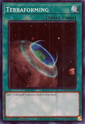 Terraforming [RA04-EN084] Super Rare 1st Edition