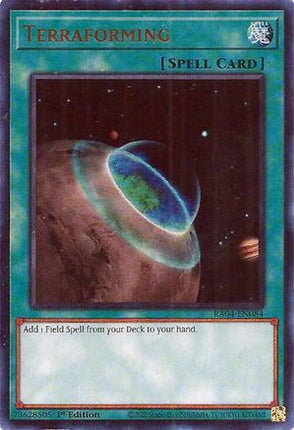Terraforming  [RA04-EN084] Ultra Rare 1st Edition