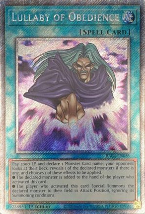 Lullaby of Obedience  [RA04-EN085] Platinum Secret Rare 1st Edition