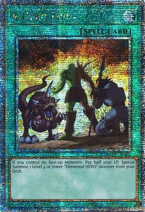 A Hero Lives  [RA04-EN087] Quarter Century Secret Rare 1st Edition