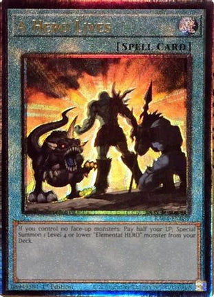 A Hero Lives  [RA04-EN087] Ultimate Rare 1st Edition