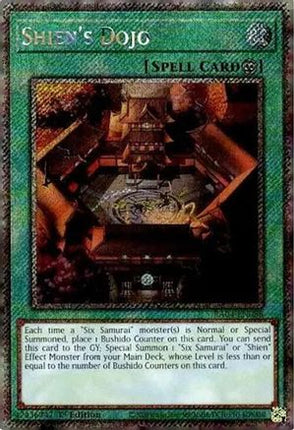 Shien's Dojo  [RA04-EN088] Platinum Secret Rare 1st Edition