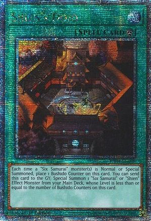 Shien's Dojo  [RA04-EN088] Quarter Century Secret Rare 1st Edition