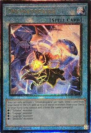 Onomatopaira  [RA04-EN089] Ultimate Rare 1st Edition